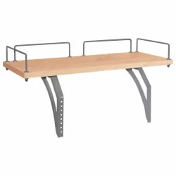 Полка задняя к столам Polka_z 1/600 (Polka_z 7/600) Клен Серый