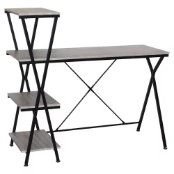 Стол на металлокаркасе BRABIX LOFT CD-004 Дуб антик