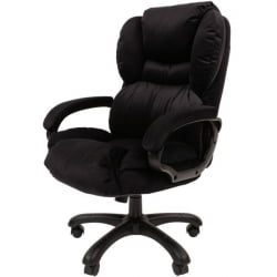 Кресло руководителя CHAIRMAN 434 HOME велюр Черный