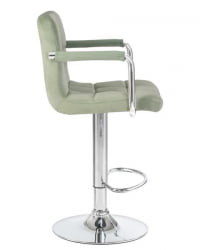 Стул барный ДОБРИН КРУГЕР АРМ (мятный велюр (МДЖ9-87)) 2 шт / DOBRIN KRUGER ARM (MJ9-87))