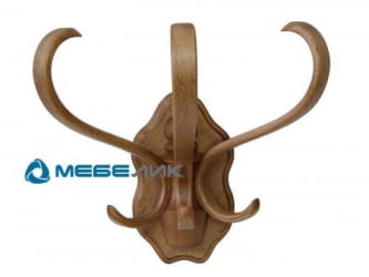 Вешалка настенная В 3Н Светло-коричневый