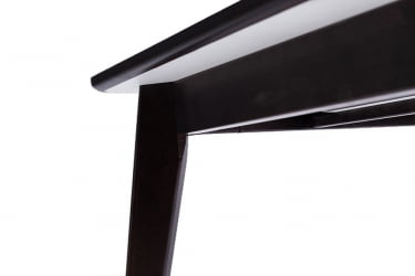 Стол обеденный Пегас 120x75 Эмаль белая Морилка Дуб золотой