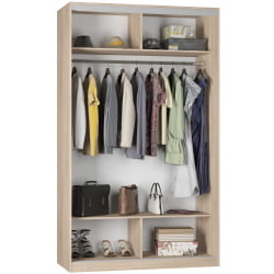 Шкаф-купе B-220х135х60-3(Венге-ДМ-D9D10)