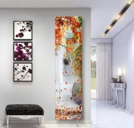 Шкаф с зеркалом Драйв Шелф Арт (левый) Беленый дуб