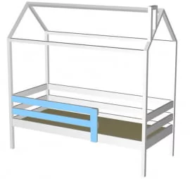 Кровать-домик RooRoom кд-33С Серый