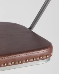 Стул барный TOLIX ARMS SOFT Серебристый