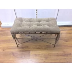 Банкетка Ариадна кованая с набивной подушкой