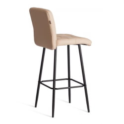Барный стул Medeo/Медео экокожа , бежевый, 45х56х113 см