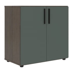 Шкаф с глухими малыми дверьми VELION VLCS 80.1 Нефрит Дуб Сильвер