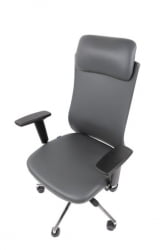 Офисное кресло CHAIRMAN 500 LUX экокожа Серый