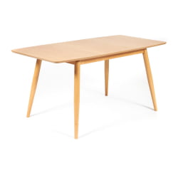 Раздвижной стол Pavillion (Павильон) основание бук, столешница мдф, 80x120+40x75см, Натуральный