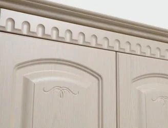 Шкаф МЦН комбинированный двухдверный Гармония-4 02 Дуб беленый Туя светлая