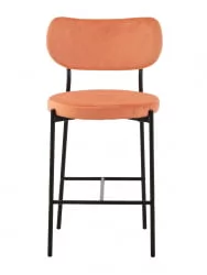Стул полубарный Барбара (Б) велюр Терракотовый