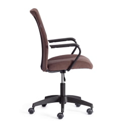 Компьютерное кресло STAFF флок/ткань, коричневый/черный, 6/W-11