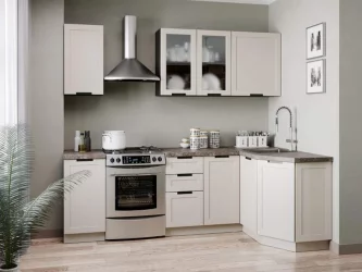 Шкаф кухонный угловой 600 Джамис ЛД 296.610.000.158 Черный Кашмир