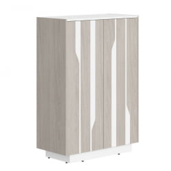 Шкаф средний Line СФ-574202 Дуб серый Белый