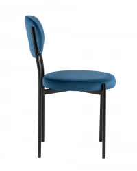 Стул Бриф НЕВ велюр Синий / NEW