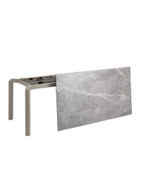 Стол обеденный Varden раскладной 160-220х90 см керамика серый