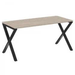 Стол рабочий LOFT VR.L-SRX-4.7 Металл черный Дуб Аттик