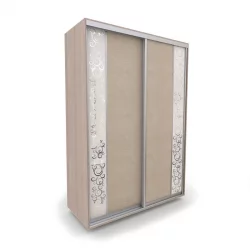 Шкаф-купе 2-х дверный Акцент-Вера КС 1200х600 Ясень шимо светлый