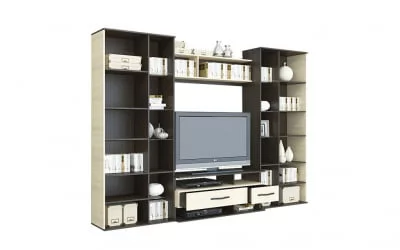 Гостиная Сапфир со шкафом Дуб Кантерберри Дуб Сонома