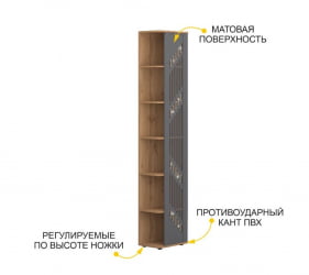 Стеллаж торцевой (лев/прав) Монако 402.15