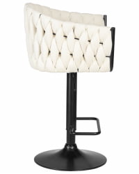 Стул барный DOBRIN LEON (кремовая ткань (LAR 275-33))