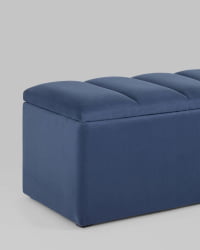 Банкетка Нильсон 2 велюр Синий