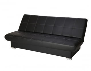 Диван-кровать Модесто Комфорт ДК Санторини 401 (черный) Категория 3