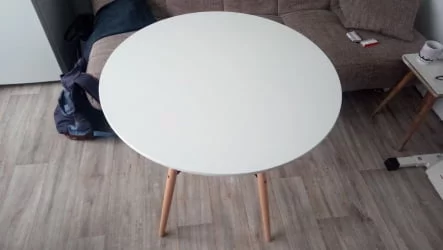 Круглый стол ST-001 Белый