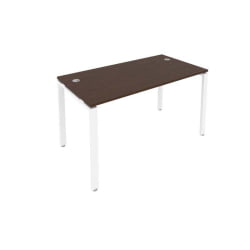 Стол письменный METAL SYSTEM Б.СП-3 Венге/Белый