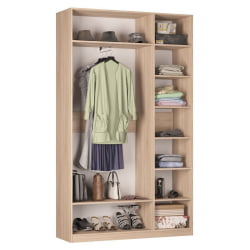 Шкаф распашный Р-230х135х45-1-ТР-М(ДСС-Белый) / R-230х135х45-1-TR-M(ДСС-Белый)