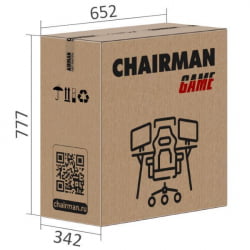 Кресло геймерское CHAIRMAN GAME 15 черный/красный/белый