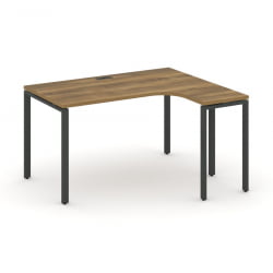 Стол эргономичный правый CОНCЕПТ CН.СА-001(Р) Сандал Янтарный Антрацит / CONCEPT CN.SA-001(R)