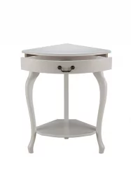 Консоль Элегант угловая Дуб молочный