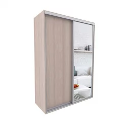 Шкаф-купе 2-х дверный Акцент-Сим ДЗ 1000х600  Ясень шимо светлый