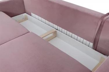 Диван-кровать Калгари-2 Стандарт Альба роза/Твинкли розовый