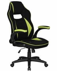 Кресло игровое DOBRIN RICK (черно-светло-зеленый)