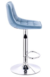 Барный стул Everprof Cooper Ткань Голубой