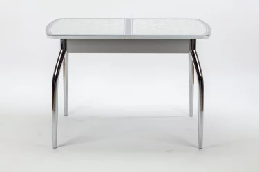 Стол обеденный Чикаго КЗ(6191) серый,завитки серые