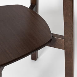 Стул с жестким сиденьем Вега Орех