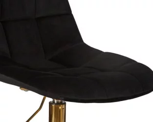 Офисное кресло для персонала DOBRIN DIANA Чёрный велюр MJ9-101