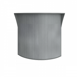 Стойка угловая (радиусный элемент - ролета) Riva А.РС-5.5 Серый