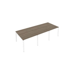 Переговорный стол (3 столешницы) Metal System Б.ПРГ-3.1 Вяз/Белый