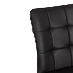 Полубарный стул Bari/Бари экокожа , черный, 42х55х99 см