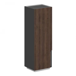 Гардероб левый Oliver OL-20-16.OS.DT.L Оникс серый Дуб табак