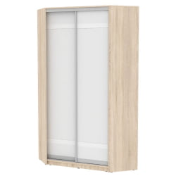 Шкаф-купе Белла(H10)2200х1153х1153(ДСС-Белый-D9D9)