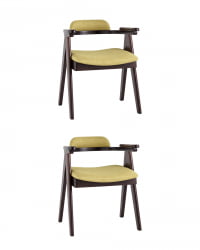 Стул обеденный OLAV 2 шт. Оливковый