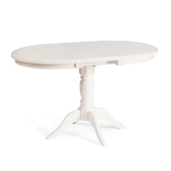 Стол STEFANO бук, мдф, 100+30x80x77см, Ivory white