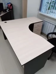 Стол компьютерный угловой Р.СКУ-16 (правый) Венге/Дуб молочный